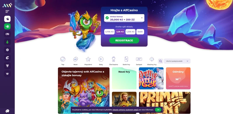 alfcasino-homepage